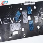 Factory Custom Size Battery Led Laptop Termal Pad 2W 1.5mm Silicone Themals Conductive Pads For GPU CPU Cooling for sale