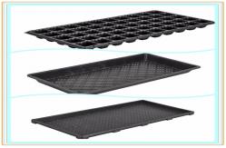 China PP Nutrient Bowl Plug Seed Starting Plastic Germination Trays With Drain Holes supplier