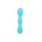 Silicone Rainbow Chew Spoon for Babies and Toddlers Dishwasher and Freezer Safe