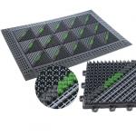 PVC Interlocking Entrance Floor Tiles 25MM for sale
