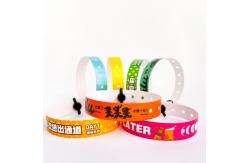 China Custom PVC Wristbands for Events Waterproof Personalized Logo supplier
