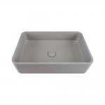 Cold Grey Concrete Pop Up Drain Basin Countertop Mounted for sale