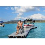 Drop Stitch Inflatable Yacht Dock Y Pontoon Platform For Boat Parking for sale