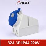 IP44 16A 32A IEC Waterproof Industrial Power Socket Surface Mounted for sale