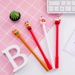 Colorful 3D Christmas Theme 0.5mm Gel Pen Creative Gift Small Prizes Neutral Pen for sale
