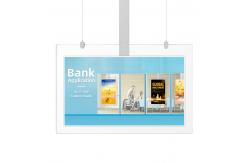 China Transparent Hanging Floor Standing Digital Signage Display 55inch 110V OLED supplier