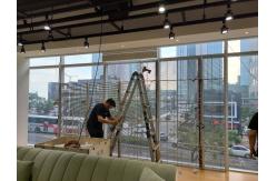 China 1r1g1b Adhesive Led Transparent Film Screen On Glass supplier