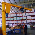 Industrial Lifting 2T Pillar Mounted Jib Crane Equipment Used In Workshop for sale