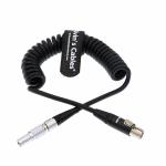 XLR 4 Pin Female To Lemo 0b 2 Pin Male Spring Cable Power TARRI ALEXA Camera Monitor for sale