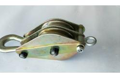 China Snatch Blocks And Wire Rope Pulley Of Power Line Construction Equipment supplier