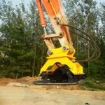 Lower Noise Hydraulic Plate Compactor Weight 300kg For Excavator Kobelco SK60 SK55 for sale