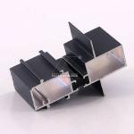 Light Weight Aluminum Door Profile Broke Bridge Shape Beautiful Figure for sale