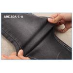 8Oz TR Broken Twill Black Stretch Denim Fabric for sale