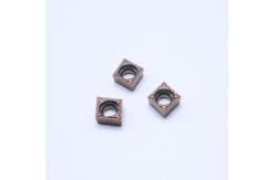 China Fracture Resistance Cermet Turning Tool Inserts Good Surface Smoothness CCMT09T302-1PP PV8310 supplier