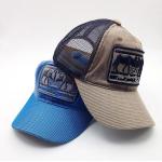 3D Embroidered 5 Panel Trucker Cap For Men 56~60 Cm Size Cotton Nylon Material for sale