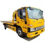 New Type JAC 4x2 Wrecker Truck Body With Hydraulic Cylinder Floor Standing Long Flatbed High Quality for sale