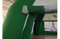 China Green Footable Inflatable Event Tent Digitally Printed Wind Resistant Safe Nontoxic supplier