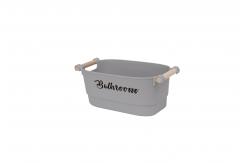 China 40x21.5cm Plastic Storage Bins With Handles Sundries Organizer supplier
