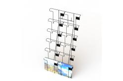 China Collapsible 12Wire Pockets Floor Display Stand For Calendar supplier