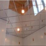 600x600 Stainless Steel Ceiling Tiles Plain Pattern Mirror Lay In Acoustical Ceiling Tile for sale