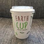 8oz Sustainable PLA Double Wall Paper Coffee Cups With Lid for sale