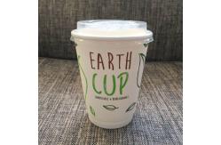 China 8oz Sustainable PLA Double Wall Paper Coffee Cups With Lid supplier