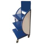 Floor Stand 3 Layer One Side Metal Lubricant Display Rack for sale