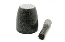 China Natural Granite Stone Mortar And Pestle Set Spice Herb Grinder supplier