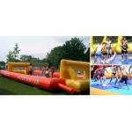 School Inflatable Soccer Field / Soap Football Field For Teenager Play for sale