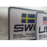 Double Side Polyester Custom Cloth Patches Garment Barcode Printing Label