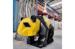 China Lifelike Panda Model Customization Unique Shape For Theme Park supplier