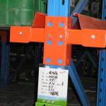 Heavy Duty Q235 Steel Drive in Pallet Racking System Adjustable Commercial 350kg
