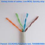 Non Shielded Halogen Free CAT5E Network Cable 24AWG UTP HDPE for sale