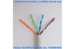 China Non Shielded Halogen Free CAT5E Network Cable 24AWG UTP HDPE supplier