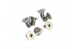 China Customized High Quality Titanium Countersunk Cross Screw Titanium Flat Head Screws supplier
