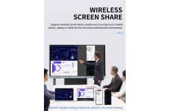 China 65 Inch 4K LED Smart Screen Moniter Infrared Interactive Whiteboard Touch Panel supplier