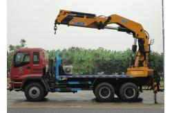 China heavy Duty CCS Folding Boom 16t Lorry Mounted Crane supplier