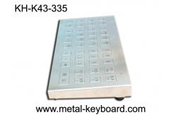 China IP65 Rate Ruggedized Keyboard for Charging Kiosk , Stainless Steel Keyboard supplier