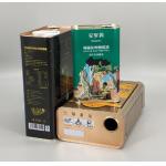 Custom 0.23mm Thickness Tinplate Olive Oil Tin Cans Rectangular  In Carton Box for sale