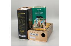 China Custom 0.23mm Thickness Tinplate Olive Oil Tin Cans Rectangular  In Carton Box supplier