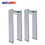 Court Door Frame Metal Detector 45 Zones LCD Screen Infrared Remote Controller for sale
