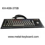 PC Industrial Computer Keyboard , Black Metal Keyboard Stainless Steel Panel for sale