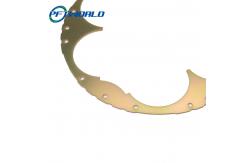 China Custom size Sheet Metal Fabrication Parts Laser Cutting Brass Accessories supplier