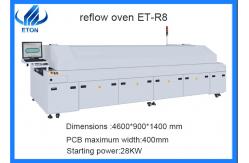 China SMT MACHINE Full hot air eight temperature zone lead-free reflow supplier