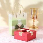 Luxury Two Pieces Cardboard Paper Packaging Removable Lid Rigid Gift Boxes Custom Logo