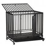 Metal Folding Foldable Pet Dog House With Removable Tray for sale