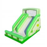 Green And White Inflatable Slides For Fun And Safety In Children Play for sale