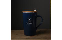 China Ceramic Custom Drinking Cups With Spoon White 6oz Sublimation Mugs supplier