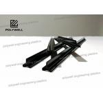 Plastic Bar Nylon Profile PA66 25% Glass Fiber Extrusion Heat Insulation Strip Polyamide Material for sale