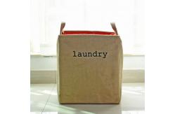 China Jute Wicker Foldable Laundry Basket Stackable Dirty Clothes Hamper supplier